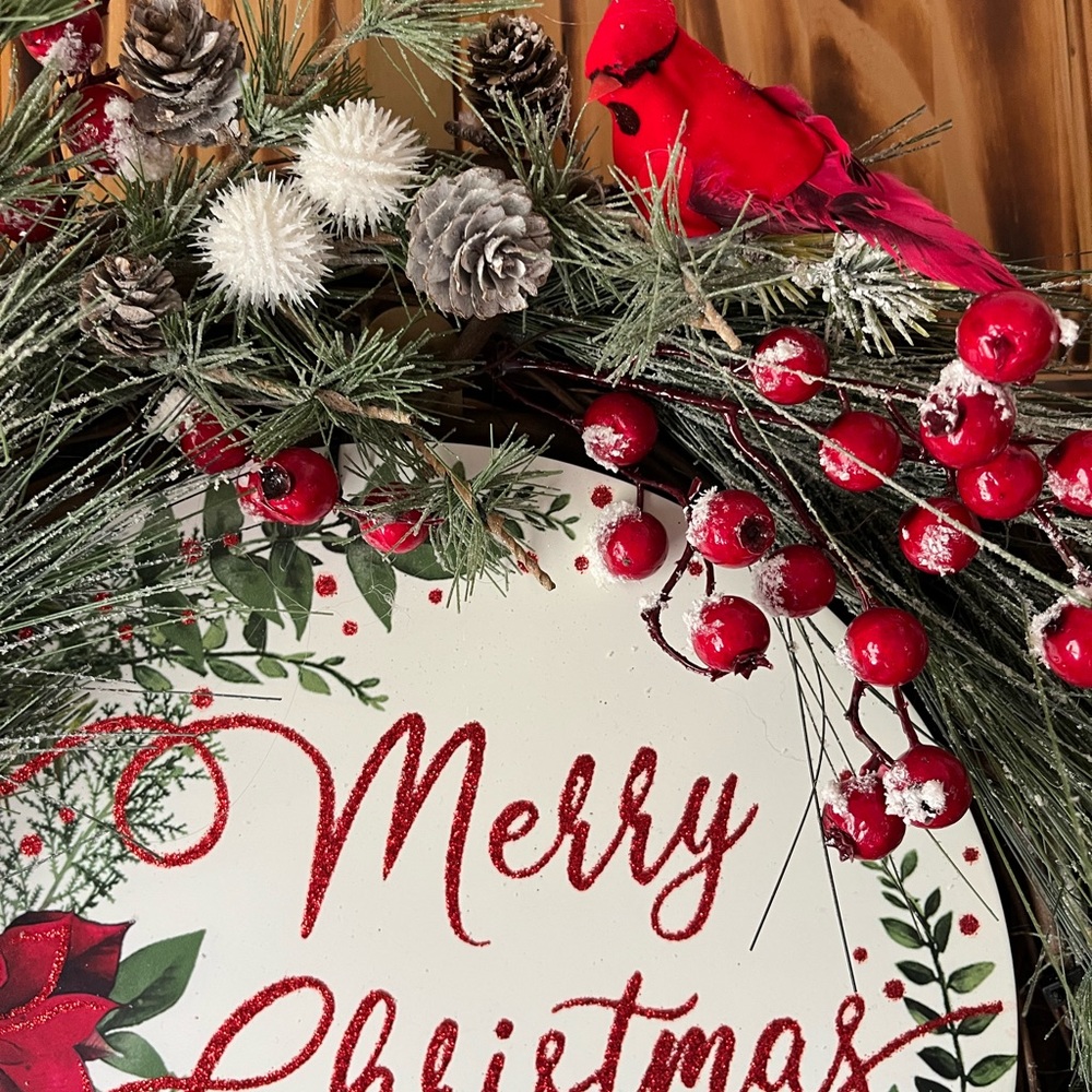 Homemade Christmas Wreath - Picture 3 of 6
